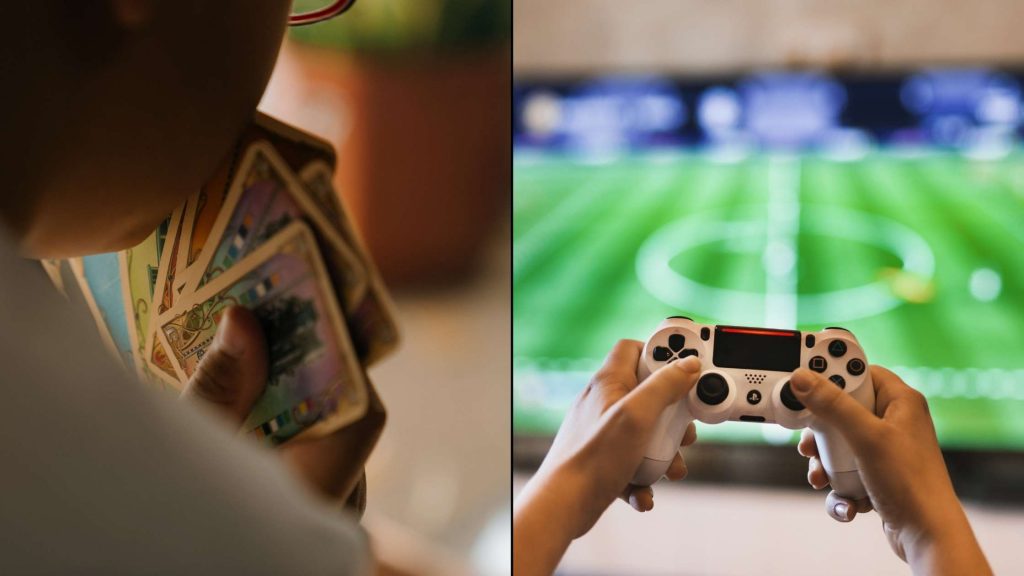 trading cards and video games