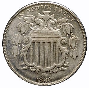 1880 Shield Nickel