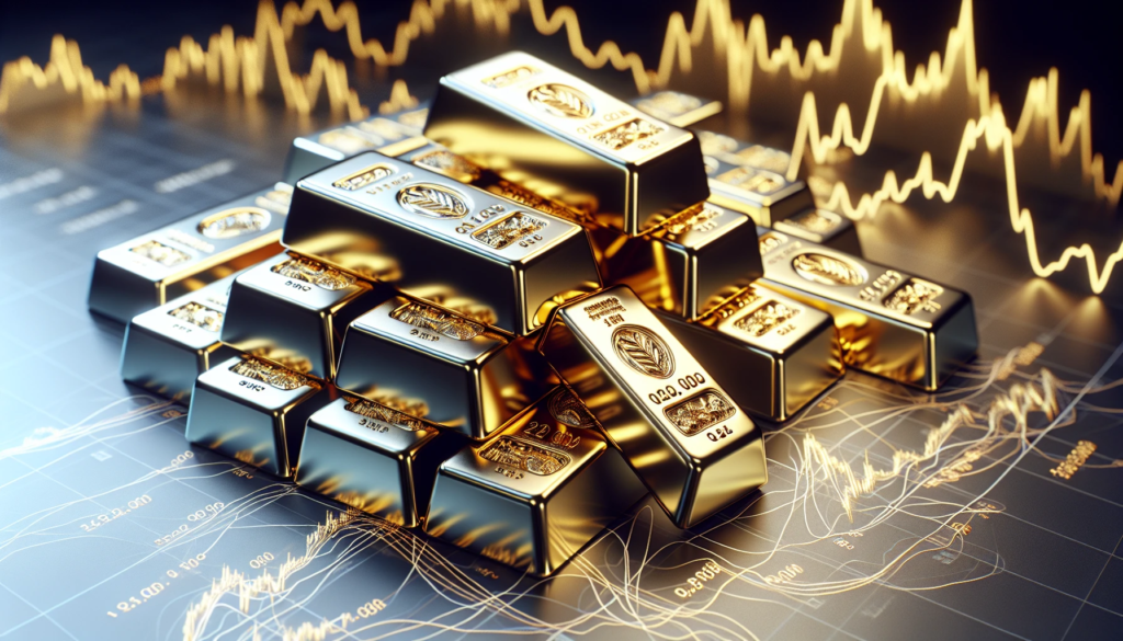 Illustration of gold and silver bars representing precious metals